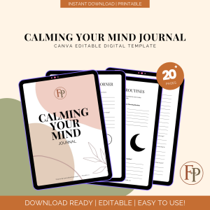 Calming Your Mind Journal