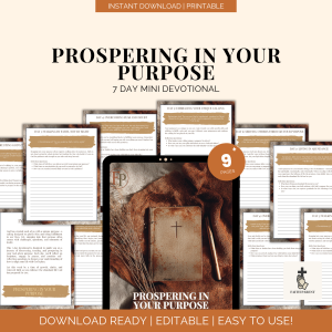 Prospering in Your Purpose