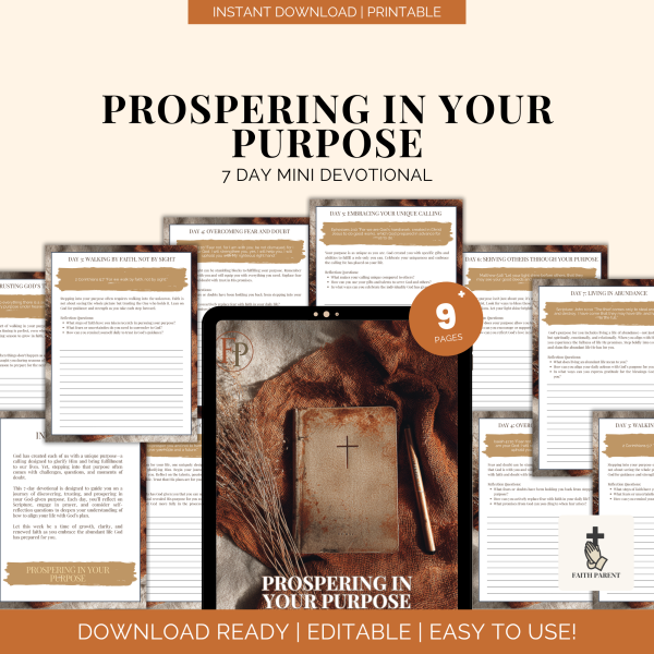 Prospering in Your Purpose