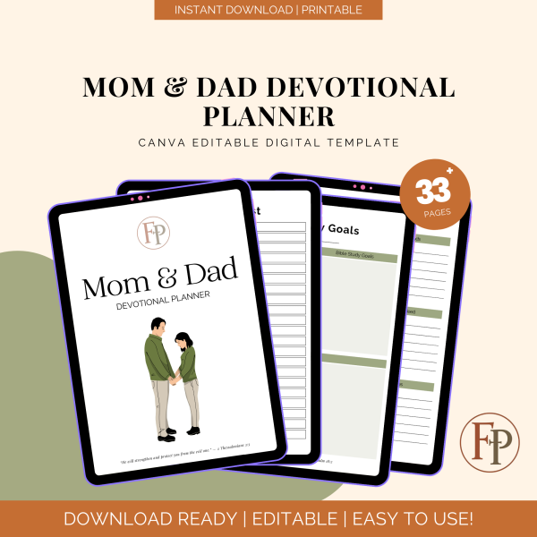 Mom & Dad Devotional Planner